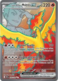 pokemon s v destined rivals team rocket s moltres ex 208 182 full art