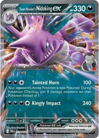 pokemon s v destined rivals team rocket s nidoking ex 119 182