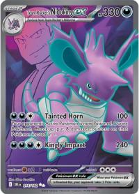 pokemon s v destined rivals team rocket s nidoking ex 216 182 full art