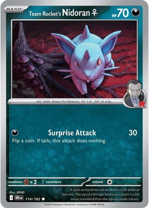 Team Rocket's Nidoran - 114-182