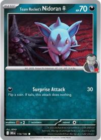 pokemon s v destined rivals team rocket s nidoran 114 182