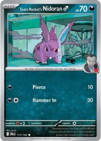 pokemon s v destined rivals team rocket s nidoran 117 182