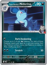 pokemon s v destined rivals team rocket s nidorina 115 182 rh