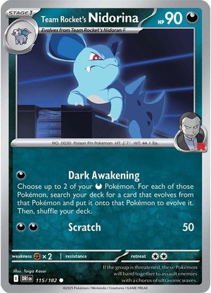 Team Rocket's Nidorina - 115-182