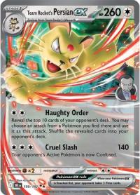 pokemon s v destined rivals team rocket s persian ex 150 182