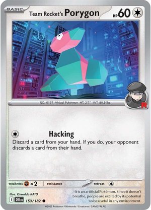 Team Rocket's Porygon - 153-182