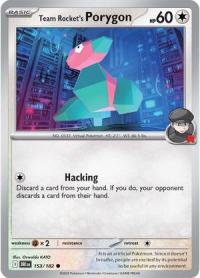 pokemon s v destined rivals team rocket s porygon 153 182