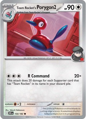 Team Rocket's Porygon2 - 154-182