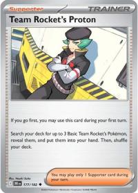 pokemon s v destined rivals team rocket s proton 177 182