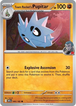 Team Rocket's Pupitar - 095-182