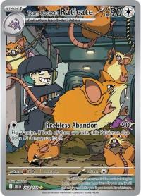 pokemon s v destined rivals team rocket s raticate 202 182 illustrator rare