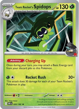 Team Rocket's Spidops - 020-182 (RH)