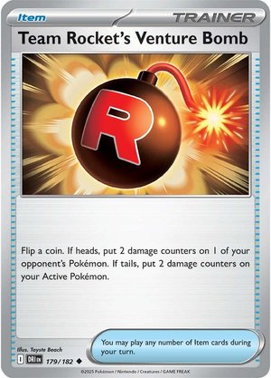 Team Rocket's Venture Bomb - 179-182 (RH)