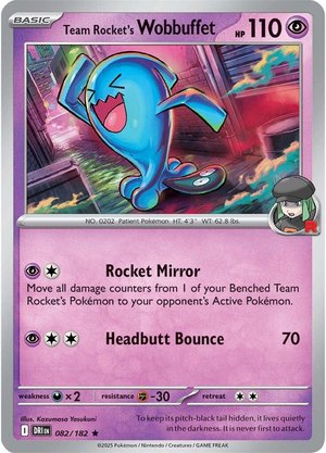 Team Rocket's Wobbuffet - 082-182