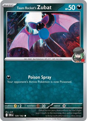 Team Rocket's Zubat - 120-182