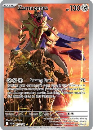 Zamazenta - 201-182 - Illustrator Rare