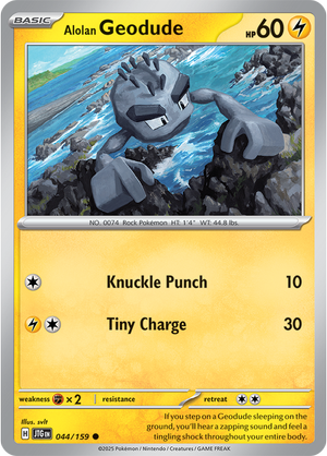 Alolan Geodude - 044-159