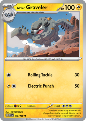 Alolan Graveler - 045-159
