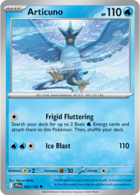pokemon s v journey together articuno 032 159