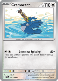 pokemon s v journey together cramorant 137 159