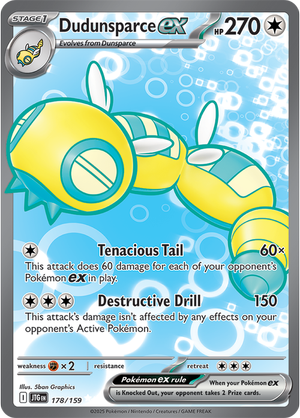 Dudunsparce EX - 178-159 - FULL ART