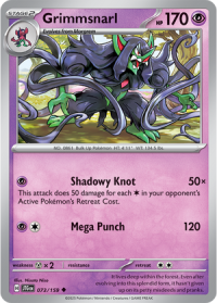 pokemon s v journey together grimmsnarl 073 159