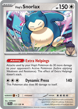 Hop's Snorlax - 117-159