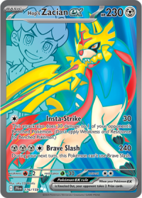 pokemon s v journey together hop s zacian ex 176 159 full art