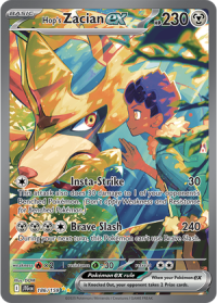 pokemon s v journey together hop s zacian ex 186 159 special illustrator rare