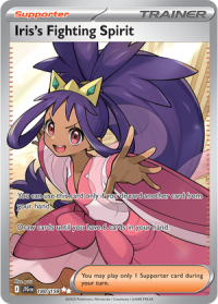 pokemon s v journey together iris s fighting spirit 180 159 full art
