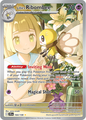 Lillie's Ribombee - 164-159 - Illustrator Rare