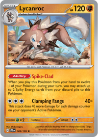 pokemon s v journey together lycanroc 085 159