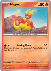 pokemon s v journey together magmar 020 159 rh