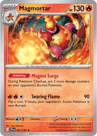 pokemon s v journey together magmortar 021 159
