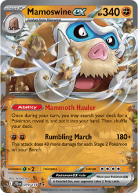 pokemon s v journey together mamoswine ex 079 159