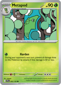 pokemon s v journey together metapod 002 159 rh