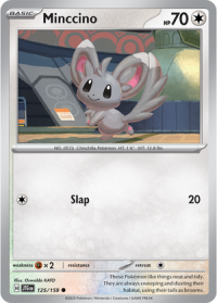 pokemon s v journey together minnccino 125 159