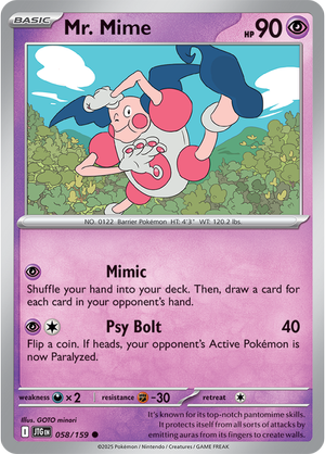 Mr. Mime - 058-159