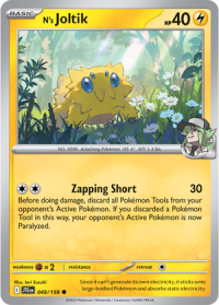 pokemon s v journey together n s joltik 049 159