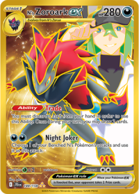 pokemon s v journey together n s zoroark ex 189 159 secret rare