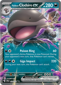 pokemon s v journey together paldean clodsire ex 094 159