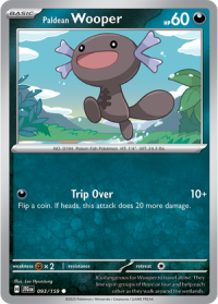 pokemon s v journey together paldean wooper 093 159