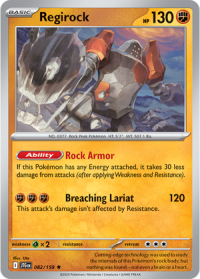 pokemon s v journey together regirock 082 159