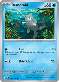 pokemon s v journey together remoraid 033 159