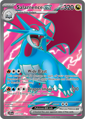 Salamence EX - 177-159 - FULL ART