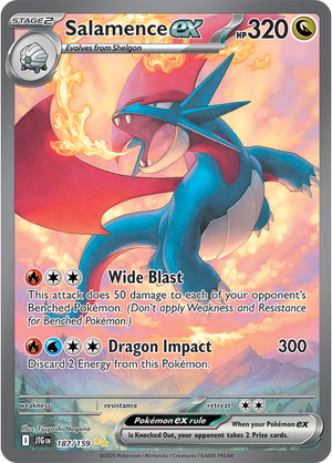 Salamence EX - 187-159 - Special Illustrator Rare
