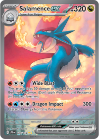 pokemon s v journey together salamence ex 187 159 special illustrator rare
