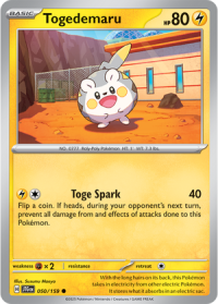 pokemon s v journey together togedemaru 050 159