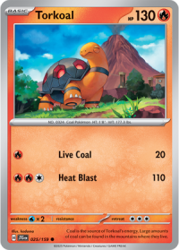 pokemon s v journey together torkoal 025 159