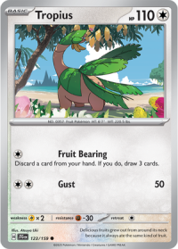 pokemon s v journey together tropius 123 159